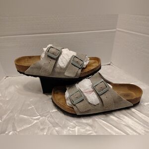 Birkenstock Arizona Taupe Suede, Men # 10 US Size